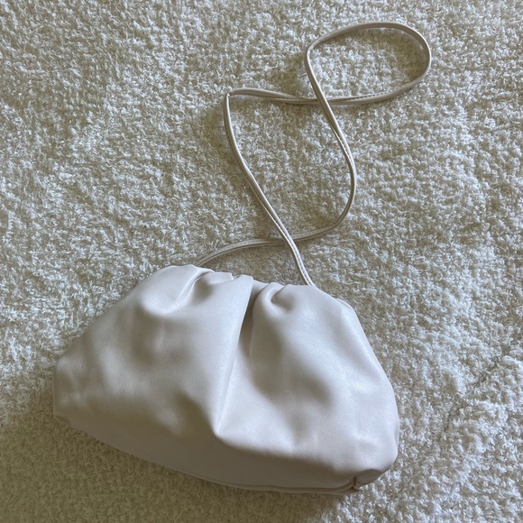 Medium White Pouch Bag - Picture 1 of 6